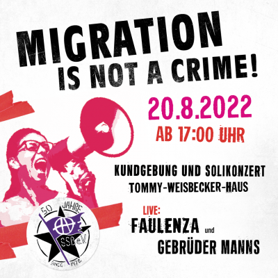 insta sharepic 02: Migration Is Not A Crime! - 20.08.2022