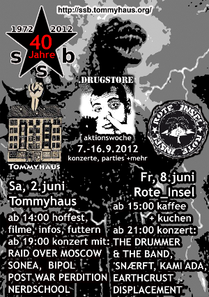 Flyer: 40 jahre selbstorganisation - 40 jahre ssb (1972-2012)