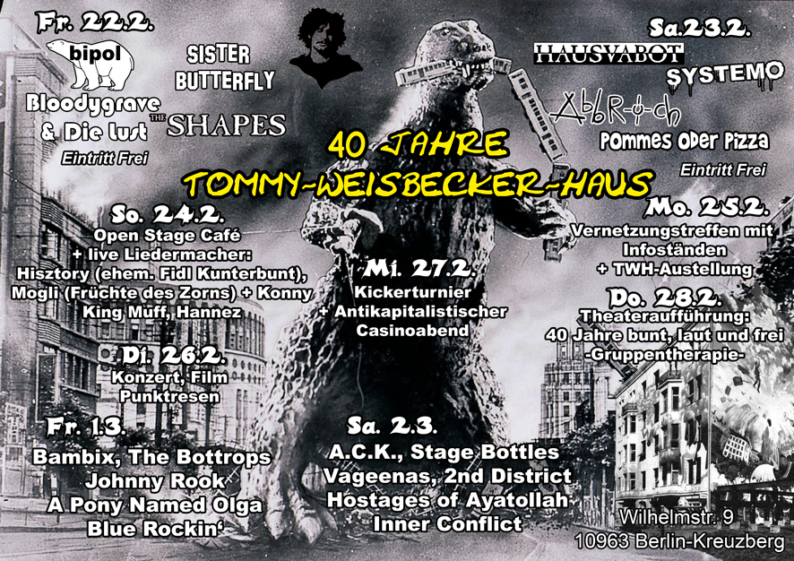 40 jahre selbstorganisation - 40 jahre TOMMYHAUS (1973-2013)